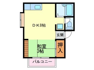 ソレイユ大橋の物件間取画像